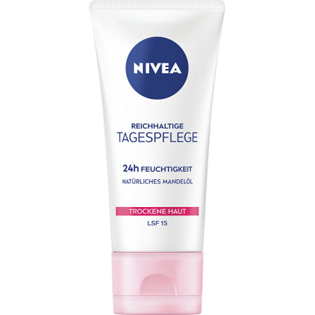 Výživný denní krém pro suchou pleť SPF 15 Essential (Nourishing Day Cream) Nivea - 50 ml