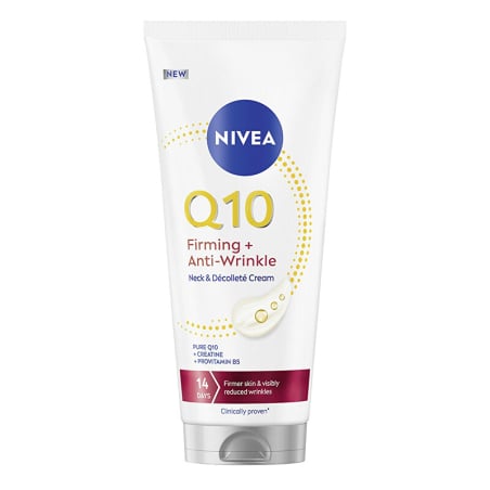 Zpevňující krém na krk a dekolt Q10 (Firming and Anti-Wrinkle Neck & Décolleté Cream) Nivea - 200 ml
