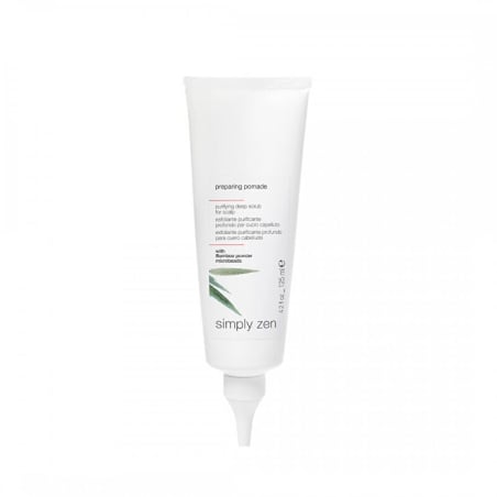 Čisticí peeling pro vlasovou pokožku Preparing Pomade (Purifying Deep Scrub for Scalp) Simply Zen - 125 ml