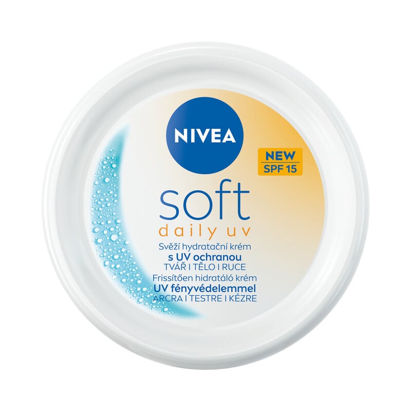 Hydratační krém s UV ochranou SPF 15 Soft (Daily UV Cream) Nivea - 100 ml Hydratační krém s UV ochranou SPF 15 Soft (Daily UV Cream) Nivea - 100 ml