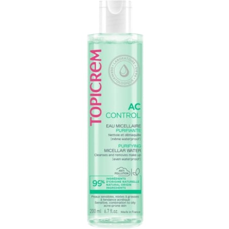 Čisticí micelární voda AC (Purifying Micellar Water) Topicrem - 400 ml