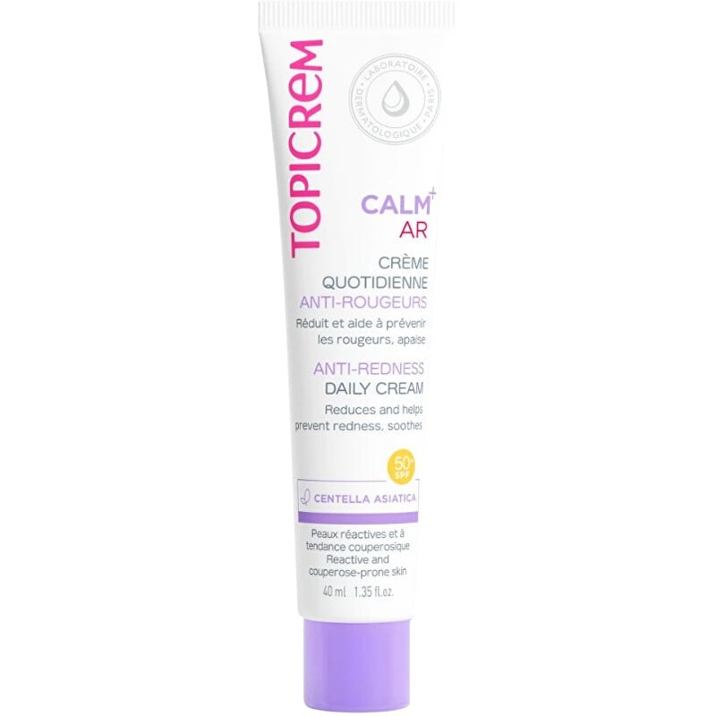 Denní krém proti zarudnutí SPF 50+ CALM+ (Anti-Redness Day Cream) Topicrem - 40 ml Denní krém proti zarudnutí SPF 50+ CALM+ (Anti-Redness Day Cream) Topicrem - 40 ml