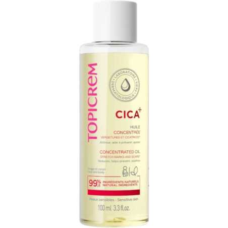 Koncentrovaný olej na strie a jizvy CICA+ (Concentrated Oil for Stretch Marks and Scars) Topicrem - 100 ml