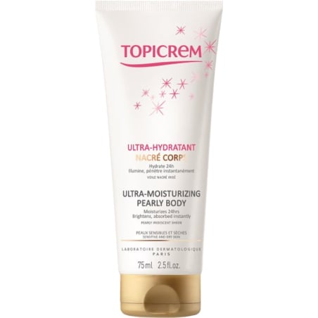 Perleťový ultra hydratační tělový krém Ultra Hydratant (Ultra Moisturizing Pearly Body) Topicrem - 75 ml