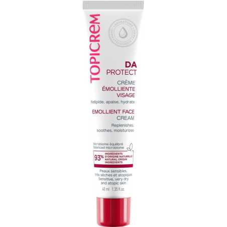 Emolienční pleťový krém DA Protect (Emollient Face Cream) Topicrem - 40 ml