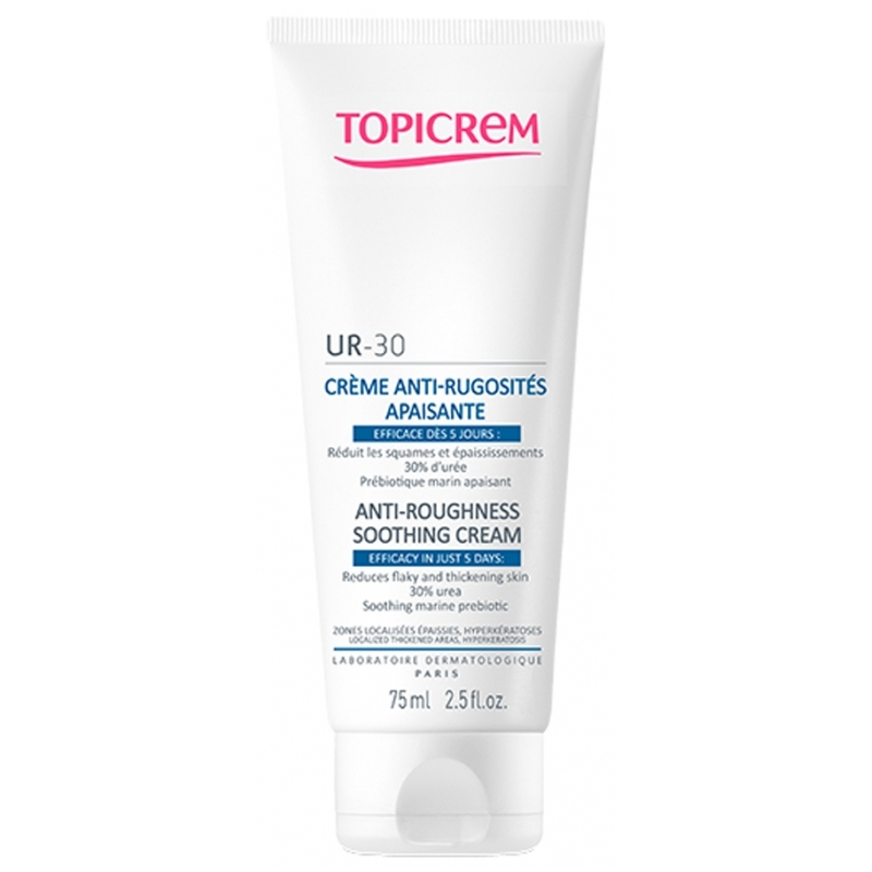 Zklidňující krém proti zrohovatělé pokožce UR30 (Anti-Roughness Soothing Cream) Topicrem - 75 ml