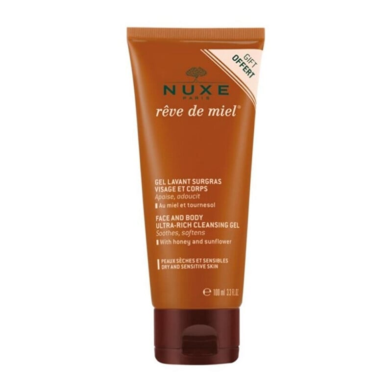 Mycí gel na obličej a tělo Reve de Miel (Ultra Rich Cleansing Gel) Nuxe - 100 ml Mycí gel na obličej a tělo Reve de Miel (Ultra Rich Cleansing Gel) Nuxe - 100 ml