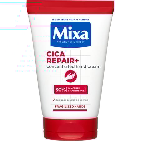 Krém na suché a popraskané ruce Cica Repair+ (Concentrated Hand Cream) Mixa - 50 ml