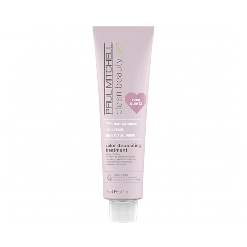 Tónovací maska na vlasy Clean Beauty Rose Quartz (Color Depositing Treatment) Paul Mitchell - 150 ml Tónovací maska na vlasy Clean Beauty Rose Quartz (Color Depositing Treatment) Paul Mitchell - 150 ml