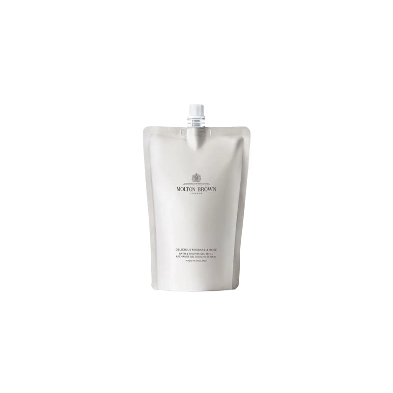 Náhradní náplň pro sprchový gel Delicious Rhubarb & Rose (Bath & Shower Gel Refill) Molton Brown - 400 ml