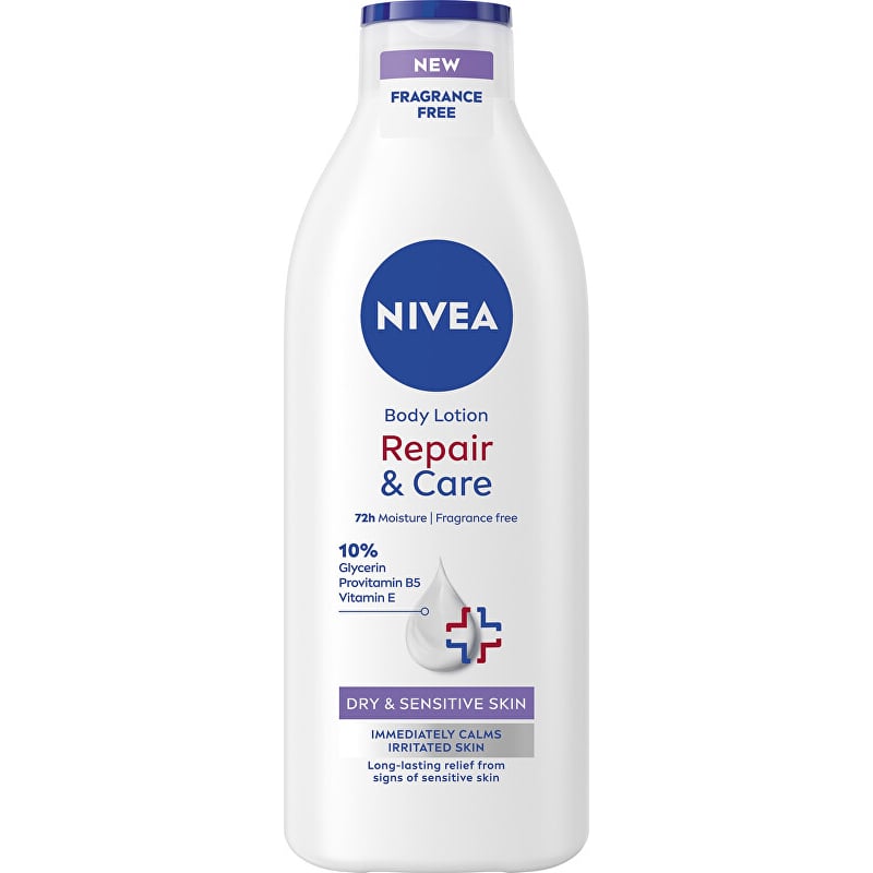 Tělové mléko pro suchou a citlivou pokožku Repair & Care (Body Lotion) Nivea - 400 ml Tělové mléko pro suchou a citlivou pokožku Repair & Care (Body Lotion) Nivea - 400 ml