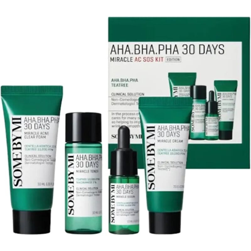 Dárková sada exfoliační pleťové péče AHA BHA PHA 30 Days Some By Mi Dárková sada exfoliační pleťové péče AHA BHA PHA 30 Days Some By Mi