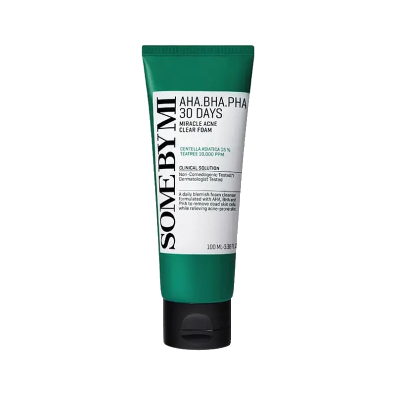 Čisticí pleťová pěna AHA BHA PHA 30 Days (Miracle Acne Clear Foam) Some By Mi - 100 ml Čisticí pleťová pěna AHA BHA PHA 30 Days (Miracle Acne Clear Foam) Some By Mi - 100 ml