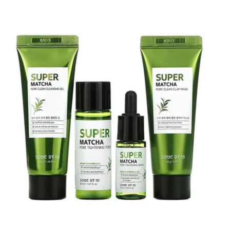 Dárková sada pleťové čisticí péče Super Matcha Pore Care Some By Mi