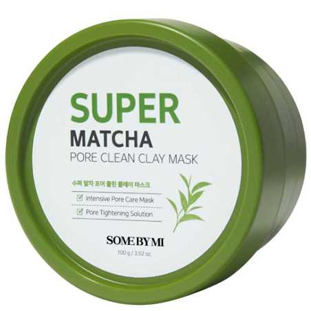 Jílová pleťová maska Super Matcha Pore Clean (Clay Mask) Some By Mi - 100 g