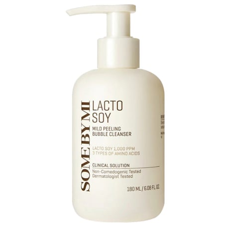 Čisticí peelingový gel Lactosoy (Mild Peeling Bubble Cleanser) Some By Mi - 180 ml