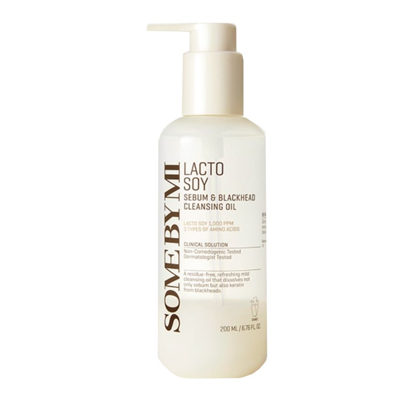 Čisticí pleťový olej Lactosoy (Sebum & Blackhead Cleansing Oil) Some By Mi - 200 ml