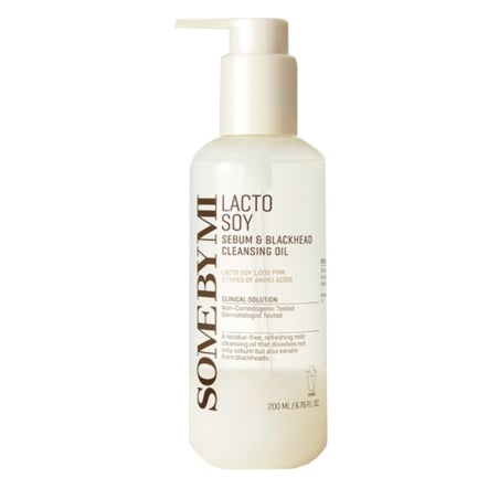 Čisticí pleťový olej Lactosoy (Sebum & Blackhead Cleansing Oil) Some By Mi - 200 ml