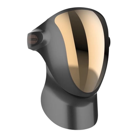 Profesionální ošetřující LED maska na obličej a krk s nabíjecí stanicí (Black, Gold) Palsar 7