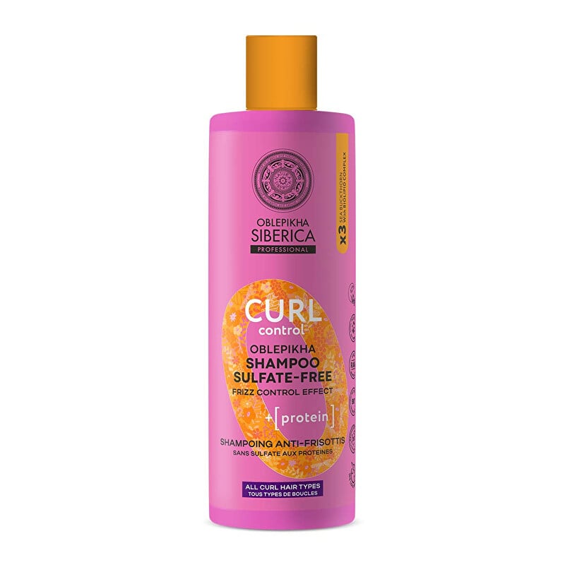 Proteinový šampon bez sulfátů pro kudrnaté vlasy Oblepikha (Curl Control Shampoo) Natura Siberica - 400 ml Proteinový šampon bez sulfátů pro kudrnaté vlasy Oblepikha (Curl Control Shampoo) Natura Siberica - 400 ml