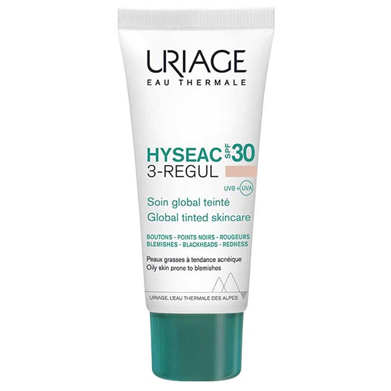 Tónovaný krém pro problematickou pleť SPF 30 Hyseac 3-Regul (Global Tinted Skincare) Uriage - 40 ml Tónovaný krém pro problematickou pleť SPF 30 Hyseac 3-Regul (Global Tinted Skincare) Uriage - 40 ml