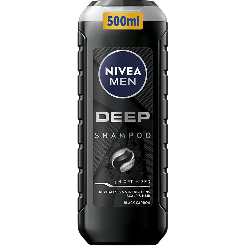 Revitalizační šampon pro mastné vlasy a vlasovou pokožku Men (Deep Shampoo) Nivea - 500 ml
