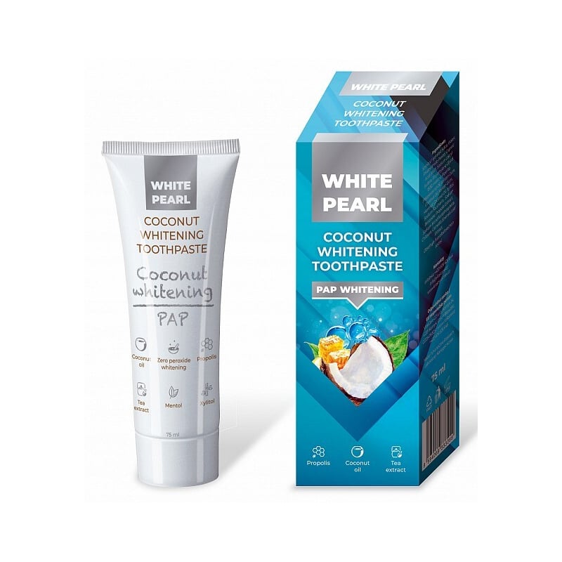 Bělicí zubní pasta Coconut (PAP Whitening Toothpaste) VitalCare - 75 ml Bělicí zubní pasta Coconut (PAP Whitening Toothpaste) VitalCare - 75 ml