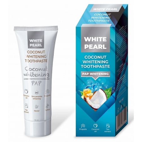 Bělicí zubní pasta Coconut (PAP Whitening Toothpaste) VitalCare - 75 ml