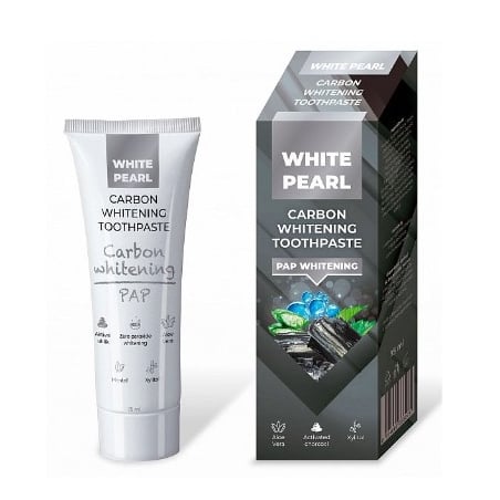 Bělicí zubní pasta Carbon (PAP Whitening Toothpaste) VitalCare - 75 ml