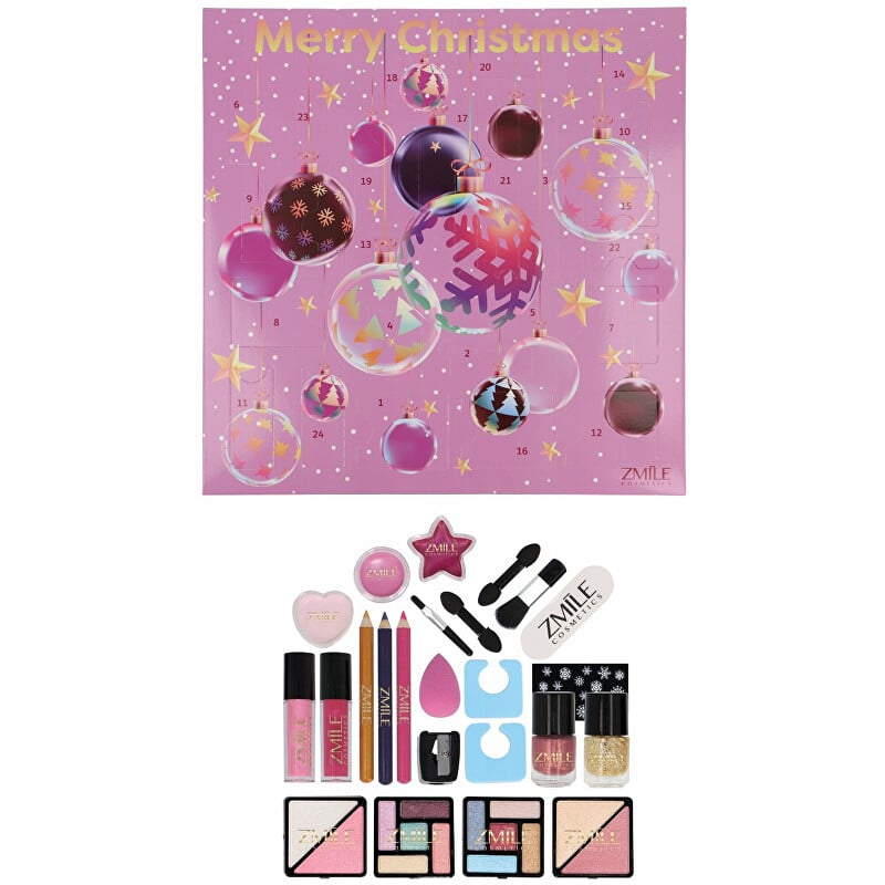 Adventní kalendář Square 3D Christmas Balls ZMILE COSMETICS Adventní kalendář Square 3D Christmas Balls ZMILE COSMETICS