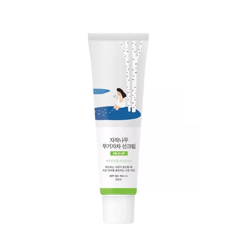 Ochranný krém SPF 50+ Birch Juice Moisture Mild-Up (Suncreen Cream) ROUND LAB - 50 ml Ochranný krém SPF 50+ Birch Juice Moisture Mild-Up (Suncreen Cream) ROUND LAB - 50 ml