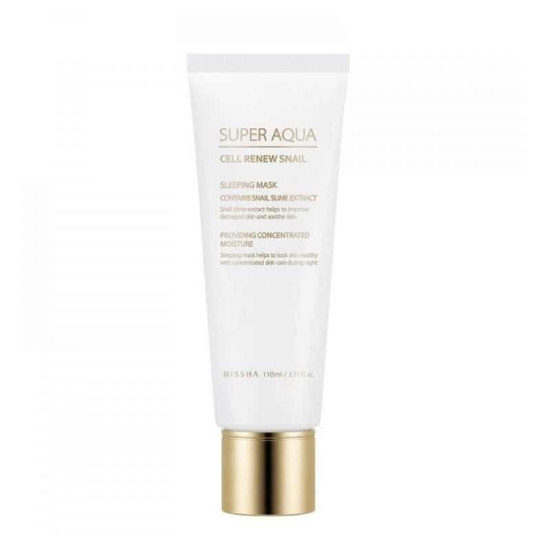 Noční pleťová maska Super Aqua Cell Renew Snail (Sleeping Mask) Missha - 110 ml Noční pleťová maska Super Aqua Cell Renew Snail (Sleeping Mask) Missha - 110 ml