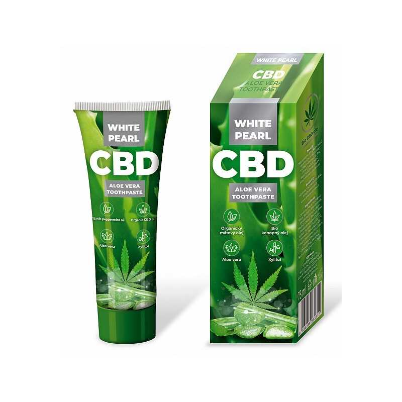 Bělicí zubní pasta CBD Aloe Vera (Whitening Toothpaste) VitalCare - 75 ml Bělicí zubní pasta CBD Aloe Vera (Whitening Toothpaste) VitalCare - 75 ml
