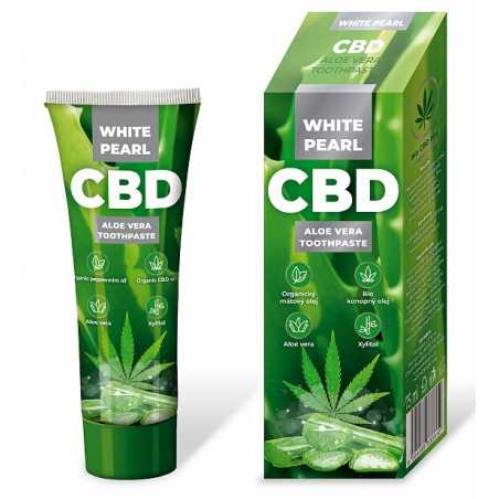 Bělicí zubní pasta CBD Aloe Vera (Whitening Toothpaste) VitalCare - 75 ml