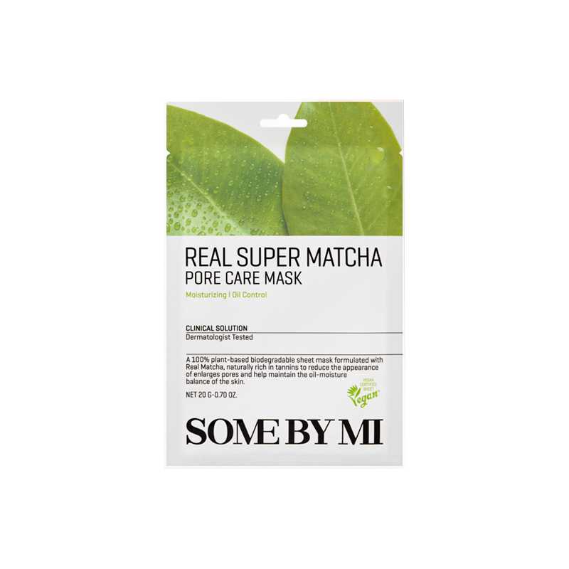 Pleťová maska na rozšířené póry Real Super Matcha (Pore Care Mask) Some By Mi - 20 g Pleťová maska na rozšířené póry Real Super Matcha (Pore Care Mask) Some By Mi - 20 g