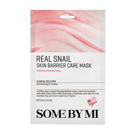 Exfoliační a hydratační pleťová maska Real Snail (Skin Barrier Care Mask) Some By Mi - 20 g