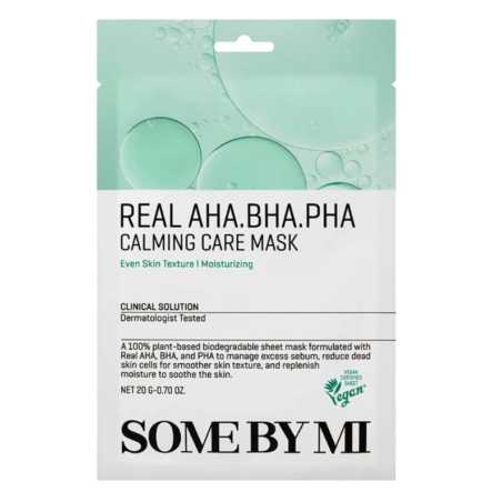 Zklidňující pleťová maska Real AHA-BHA-PHA (Calming Care Mask) Some By Mi - 20 g