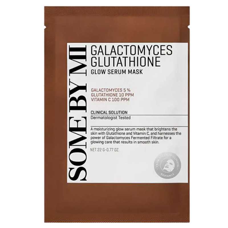 Hydratační a vyživující pleťová maska Galactomyces Glutathione (Glow Serum Mask) Some By Mi - 22 g Hydratační a vyživující pleťová maska Galactomyces Glutathione (Glow Serum Mask) Some By Mi - 22 g