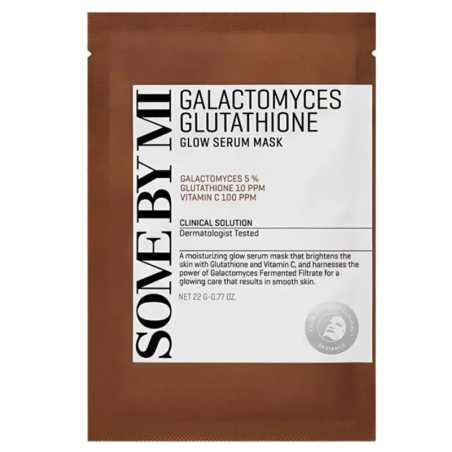 Hydratační a vyživující pleťová maska Galactomyces Glutathione (Glow Serum Mask) Some By Mi - 22 g