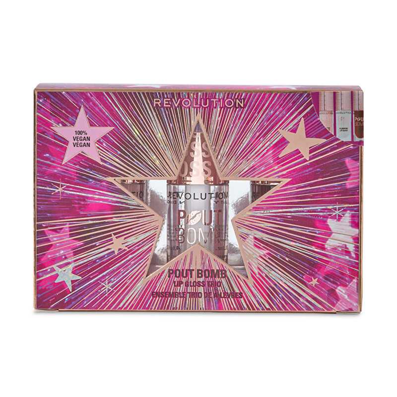 Dárková sada Pout Bomb Plumping Lip Gloss Trio Gift Set Revolution