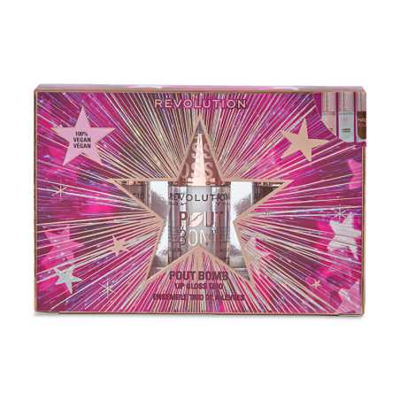 Dárková sada Pout Bomb Plumping Lip Gloss Trio Gift Set Revolution