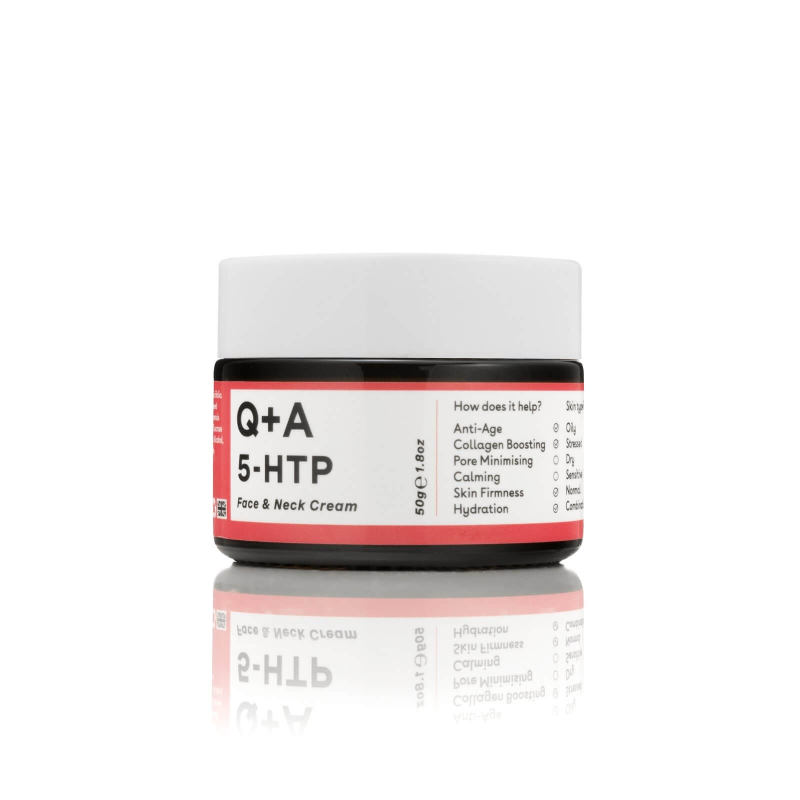 5-HTP krém na obličej a dekolt (Face & Neck Cream) Q+A - 50 g 5-HTP krém na obličej a dekolt (Face & Neck Cream) Q+A - 50 g