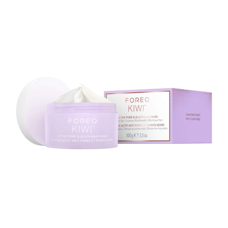 Aktivní maska na póry a černé tečky KIWI (Active Pore & Blackhead Mask) FOREO - 100 g Aktivní maska na póry a černé tečky KIWI (Active Pore & Blackhead Mask) FOREO - 100 g