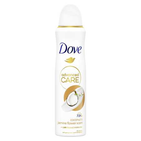 Antiperspirant ve spreji Advanced Care Coconut & Jasmine Flower (Anti-Perspirant) Dove - 150 ml
