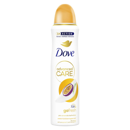 Antiperspirant ve spreji Advanced Care Passion Fruit & Lemongrass (Anti-Perspirant) Dove - 150 ml