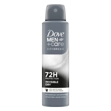 Antiperspirant ve spreji Men Invisible Dry (Anti-Perspirant) Dove - 150 ml