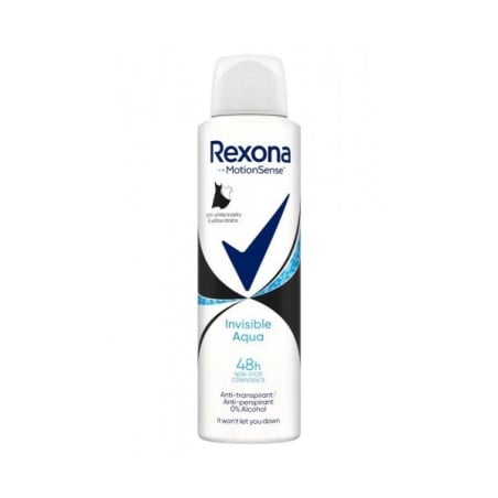 Antiperspirant ve spreji Motionsense Invisible Aqua Rexona - 150 ml