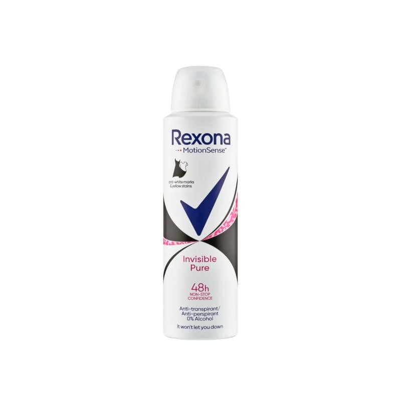 Antiperspirant ve spreji Motionsense Invisible Pure Rexona - 150 ml Antiperspirant ve spreji Motionsense Invisible Pure Rexona - 150 ml
