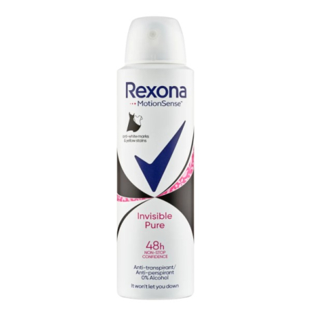 Antiperspirant ve spreji Motionsense Invisible Pure Rexona - 150 ml