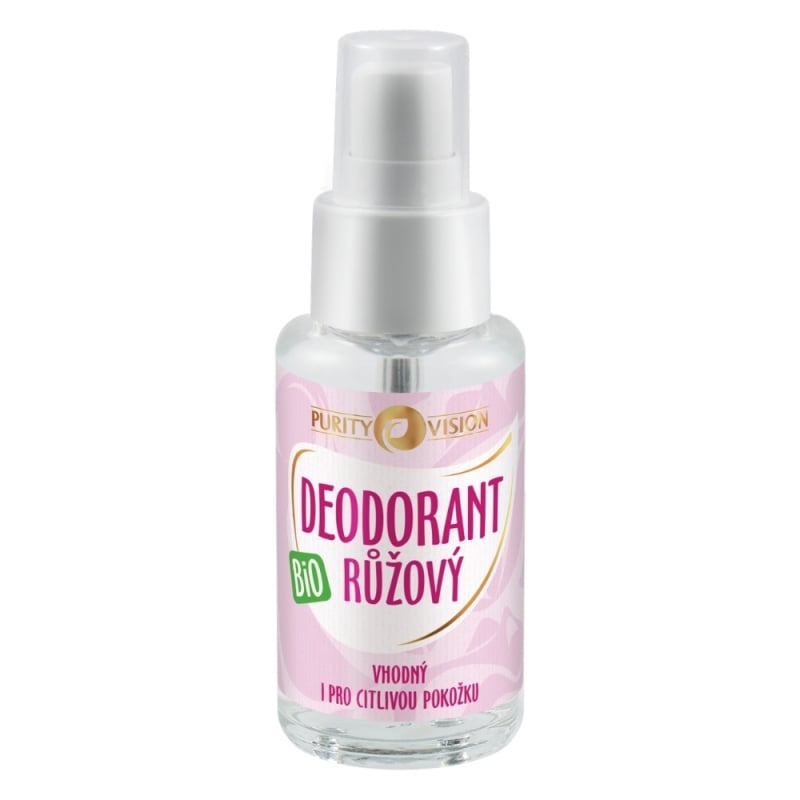 Bio Růžový deodorant ve spreji Purity Vision - 50 ml